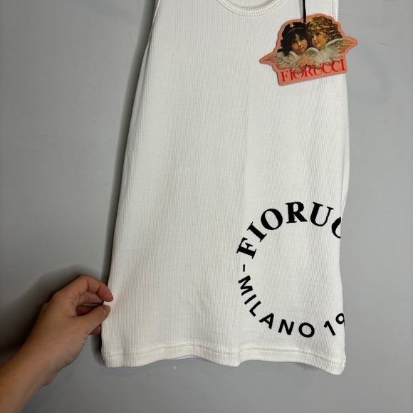 NWT Fiorucci Milano Stamp Vest Tank Top - Picture 8 of 8